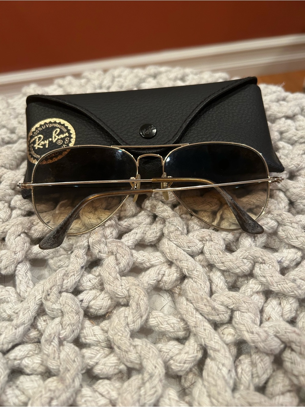 Ray-Ban Aviators Brown lenses - Picture 2 of 7